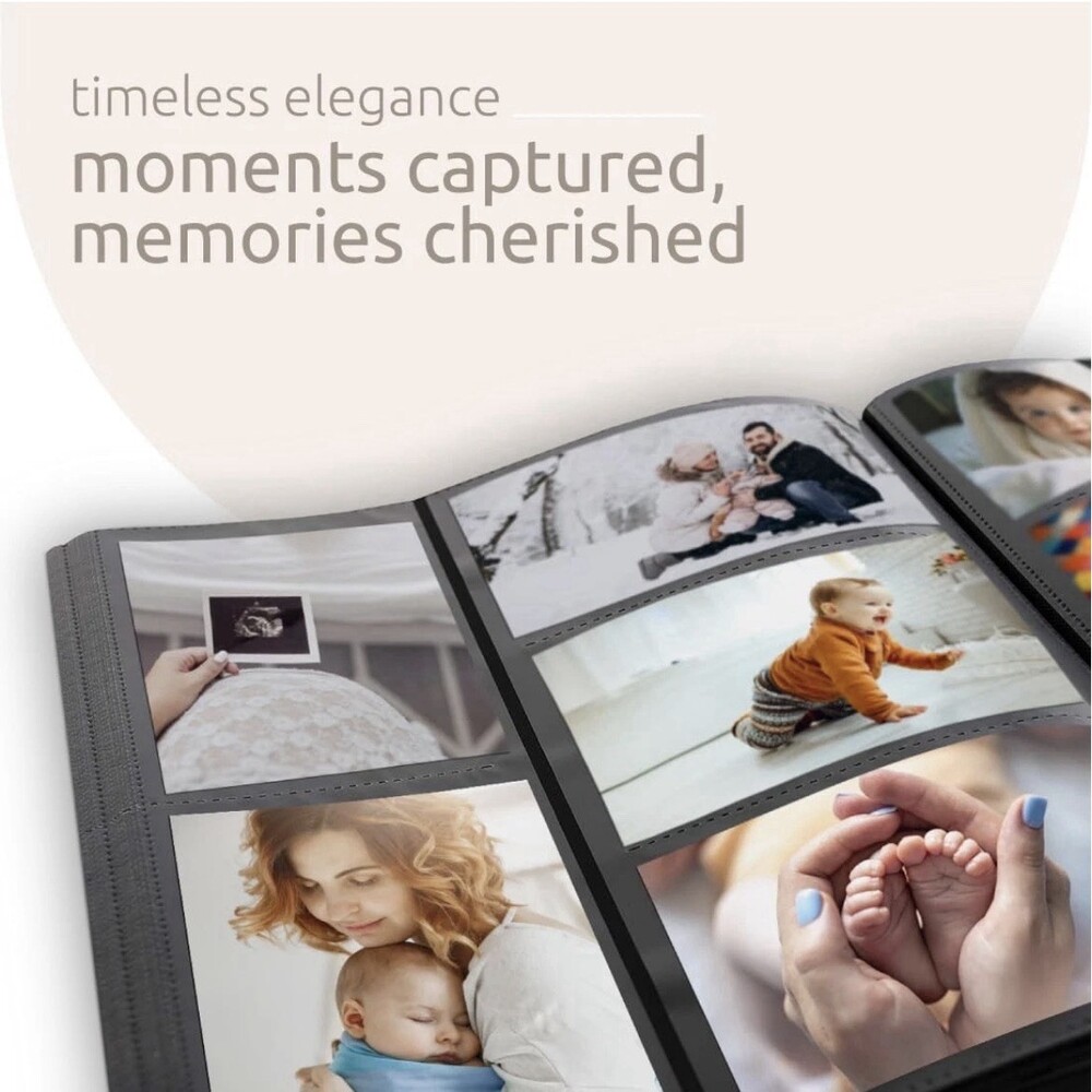 kiera Grace White Photo Album 400 4x6 picture capacity 12 x 13 x 1.5 acid free - Picture 8 of 12